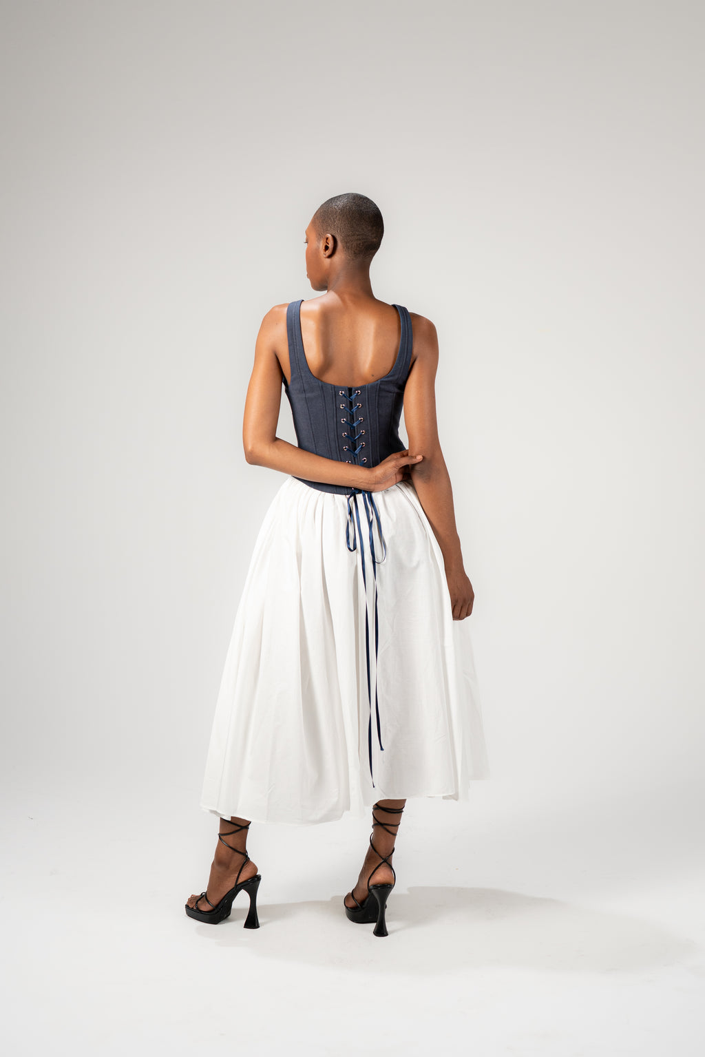 Hazel Midi Corset Dress