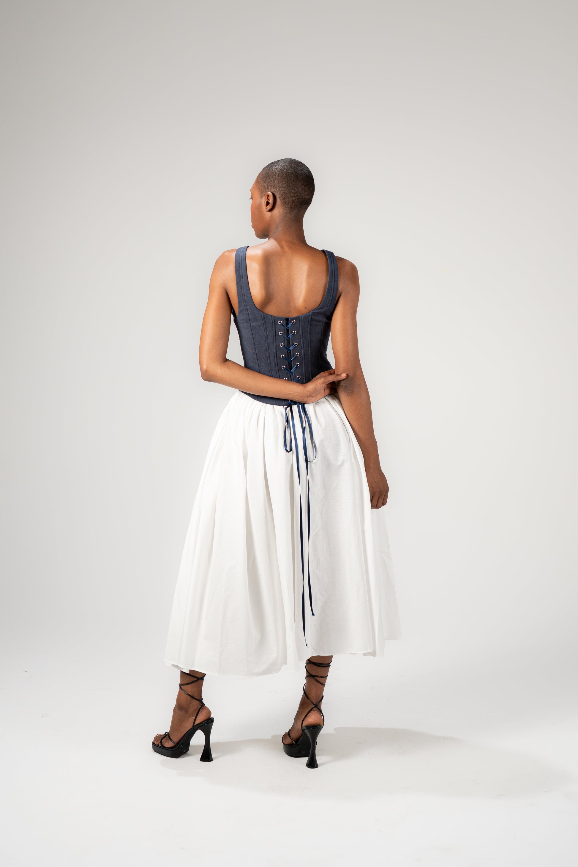 Hazel Midi Corset Dress